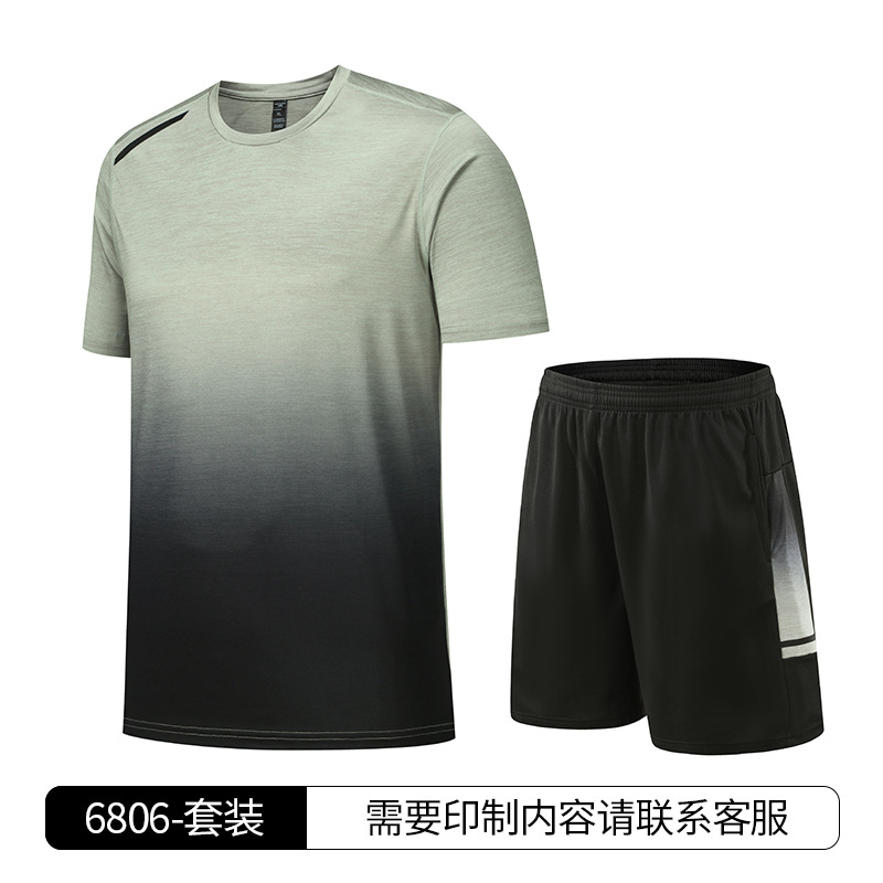 6806-Traje gris hierba