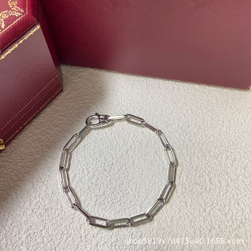 Kajia Style Square Chain Thick Bracelet, Couple's Matching Chain-Style Thick Bracelet for Men and Women, Men's Bracelet Kajia Style Square Chain Thick Bracelet, Couple's Matching Chain-Style Thick Bracelet for Men and Women, Men's Bracelet