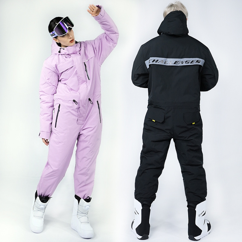 滑雪服防寒男女连身户外套装防水防风加厚保暖一体骑行钓鱼服装冬|undefined
