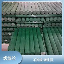 细软铁线喷漆铁丝直条切断烤漆22号胶包细铁线绿手工制作钢丝