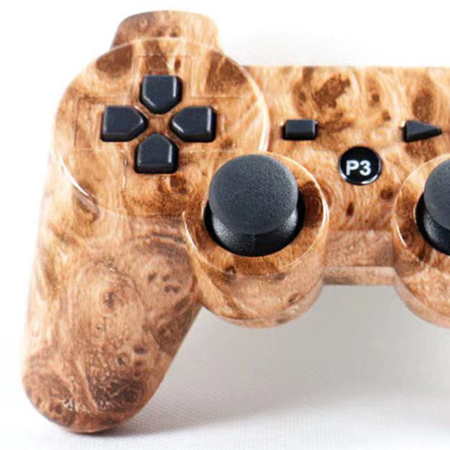 Mando de juego PS3 multicolor con botón universal de copo de nieve de doble vibración Bluetooth inalámbrico con mango P3 transfronterizo de fábrica