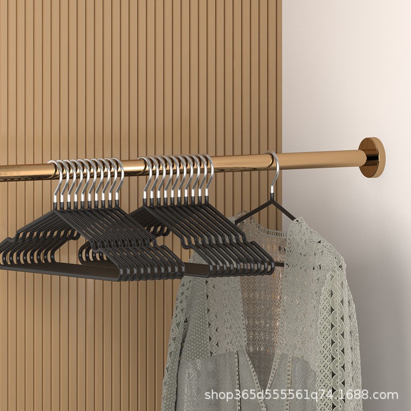 Perchas antideslizantes, sin marcas, recubiertas de plástico para uso doméstico, balcones, perchas que protegen los hombros, especiales para tiendas de ropa, perchas para secar ropa.