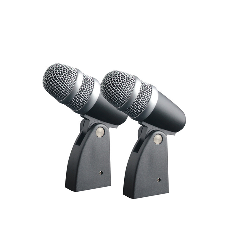 Set de Micrófonos para Batería e Instrumentos, Dinámico, para Grabación, Escenario e Instrumentos Musicales