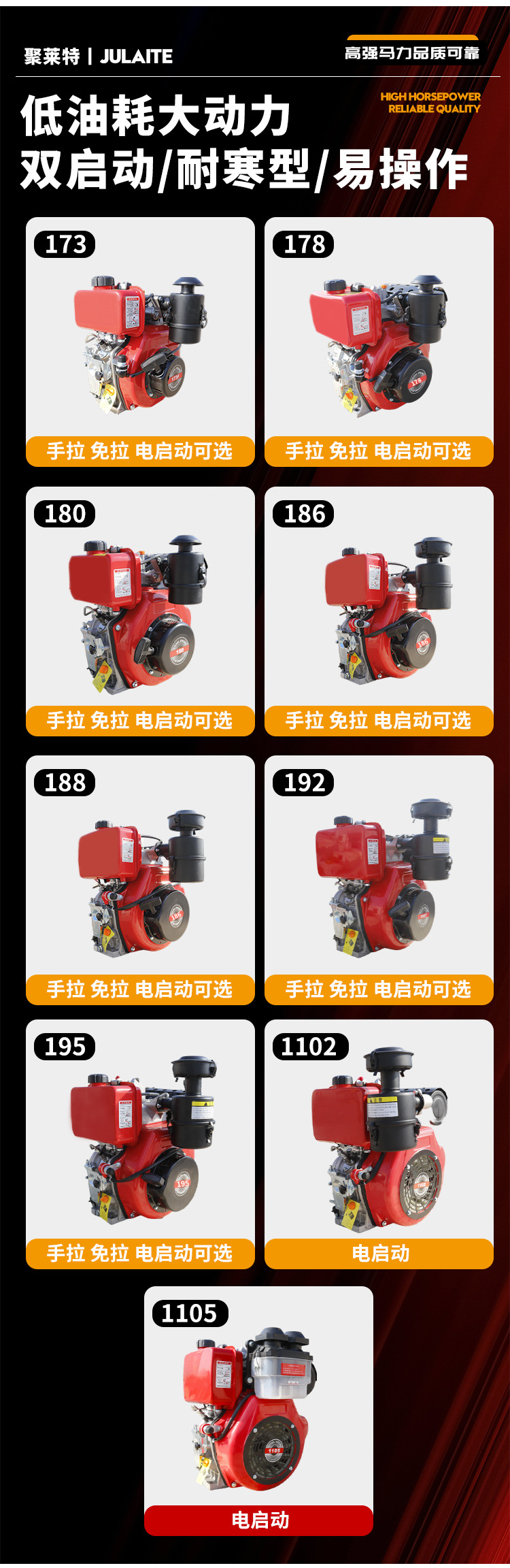 Changzhou Diesel Engine Single-Cylinder Water-Cooled 12/15/18 Horsepower Agricultural Marine Small Tractor Micro-Tiller Engine