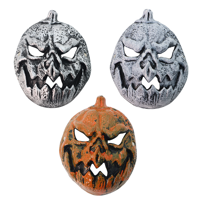 Halloween nueva simulación de cabeza de calabaza máscara de espuma PU máscara accesorios accesorios de suministros de fiesta