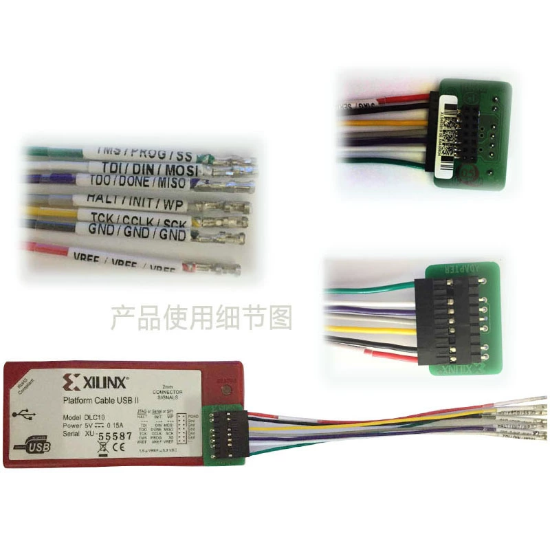 Подходит для загрузки XILINX, кабель Flying Wire FLYING WIRES DLC10, адаптер платы, HW-USB-II-G