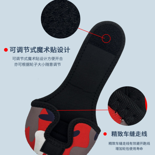 Spinning Drop-Shaped Reel Bag Camouflage Diving Material Thick Drop Reel Protective Cover Reel Fishing Bag Reel Protection