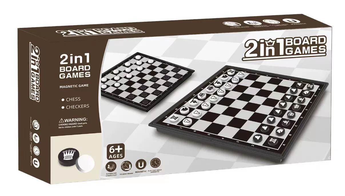 Airplane chess, foldable children's smart toy