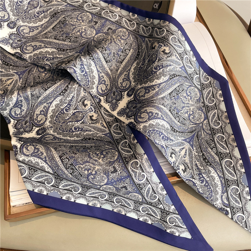 Sciarpa sottile di anacardi Sciarpa Fashi Decorati Stile pendolarismo Sciarpa diagonale primavera/estate Sciarpa versatile sottile stretta_voghion.com