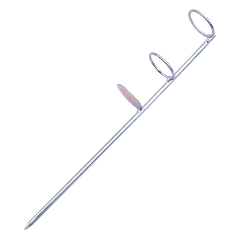 Metal Sea Rod Throwing Rod Long-distance Rocky Fishing Bracket Inserted to the Ground Double-circle Sea Rod Rack Simple Inserted to the Ground Fishing Rod Battery Rack