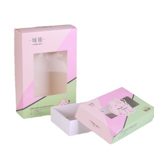 Tiandi Cover Packaging Box Window White Cardboard Box Kraft Paper Box Mid-Autumn Moon Cake Gift Box Color Box Packaging Customization