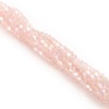 Crystal, glossy beads handmade, hair accessory, 4mm