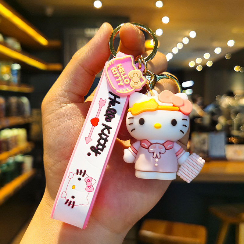 El llavero de Sanrio llavero, la muñeca colgante, la máquina de muñecas, tuiteó un pequeño regalo de menos de 10 yuanes.