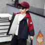 宝宝拼色新款男童棉服