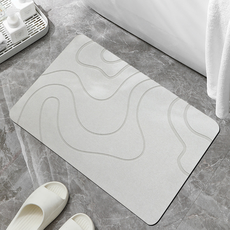 3d Illusion Bathroom Mat, Soft Absorbent Quick Dry Non-slip Rug_voghion.com