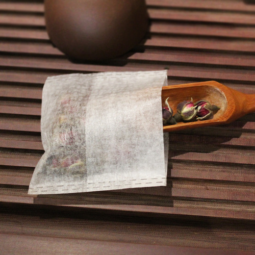 100 corn fiber folded tea bags, scented tea and fruit tea filter bags, tea filter bags, disposable tea bags