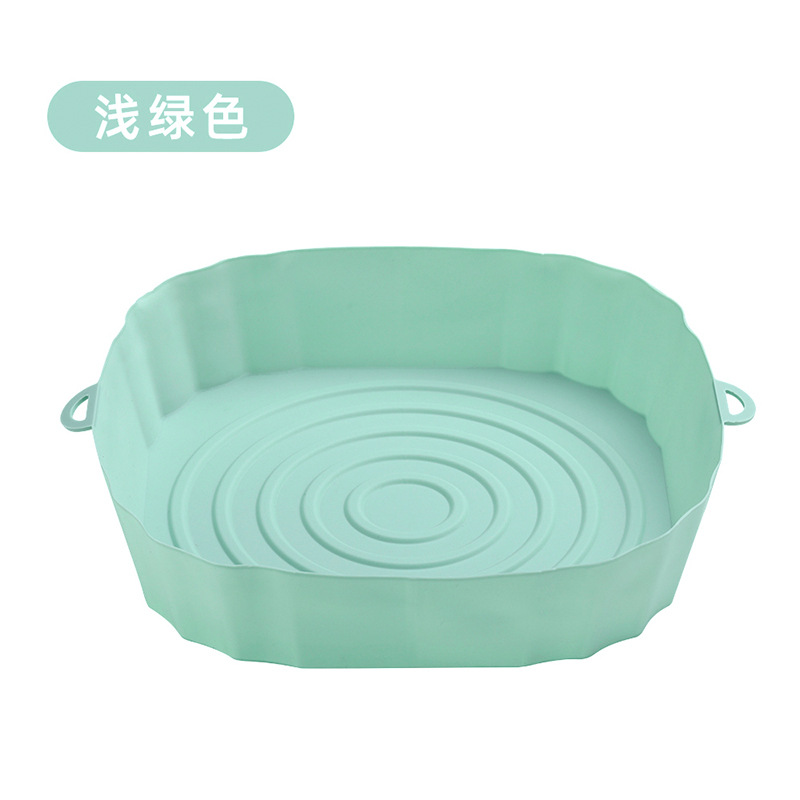 라이트 그린 * 실리콘 트레이 * 둥근 모양