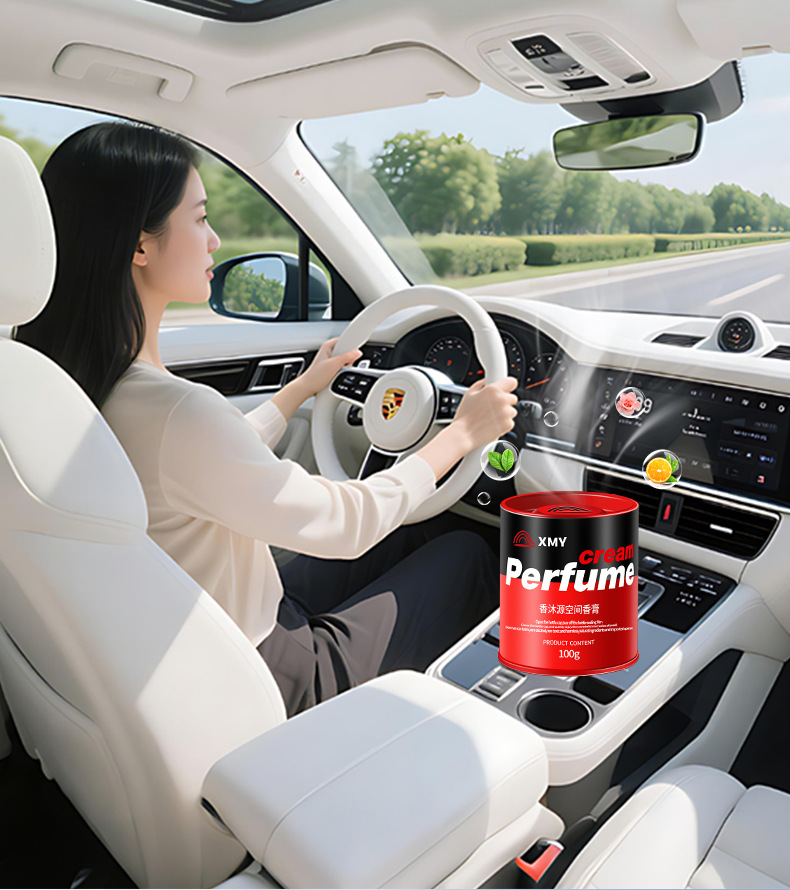 Car Aromatherapy Car Perfume New Space Aromatherapy Solid Balm Car Odor Removal Long-Lasting Fragrance Fragrance