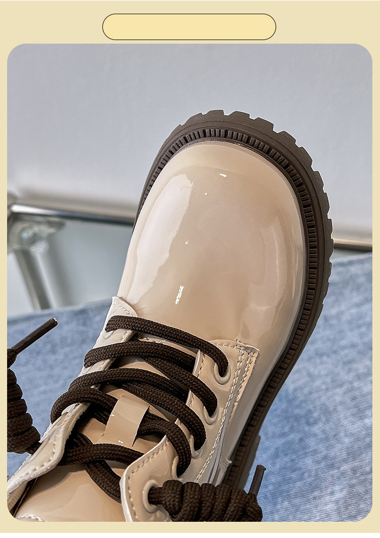 Children's Martin boots autumn and winter new style girls boots non slip girls black big children's short boots boys spring_voghion.com