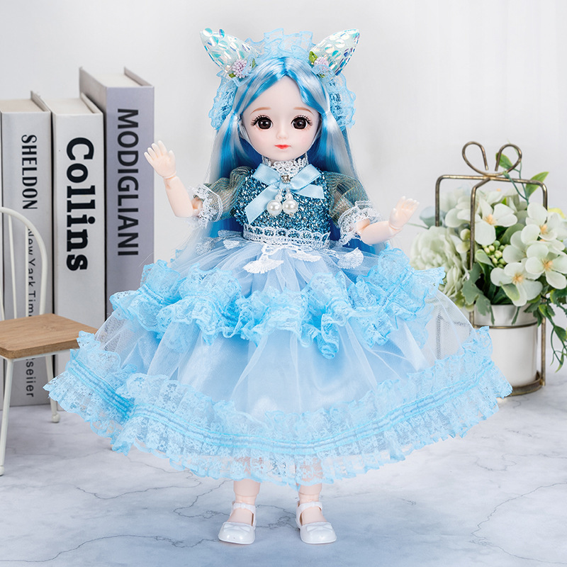 30cm 6-Point Doll Bjd Childlike Barbie Doll Princess Girl Toy Birthday Gift Multi-Jointed Doll 30cm 6-Point Doll Bjd Childlike Barbie Doll Princess Girl Toy Birthday Gift Multi-Jointed Doll