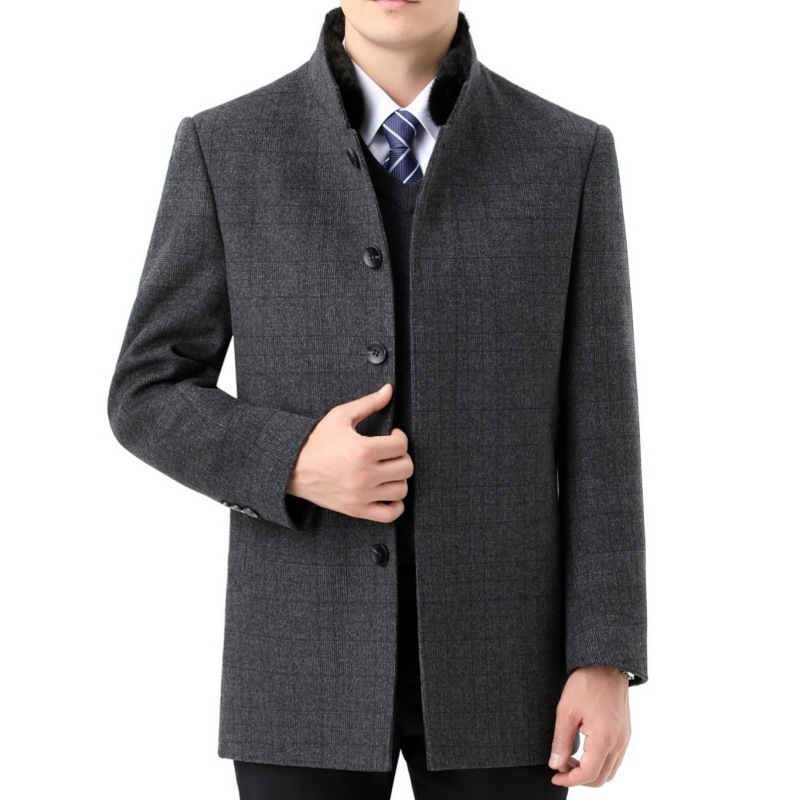 11579 그레이 (밍크칼라+다운라이너)