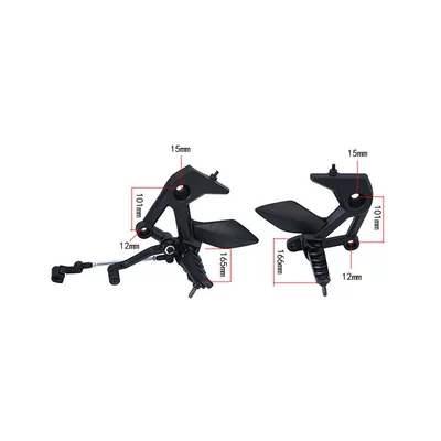 right aluminum alloy front — Motorcycle pedals