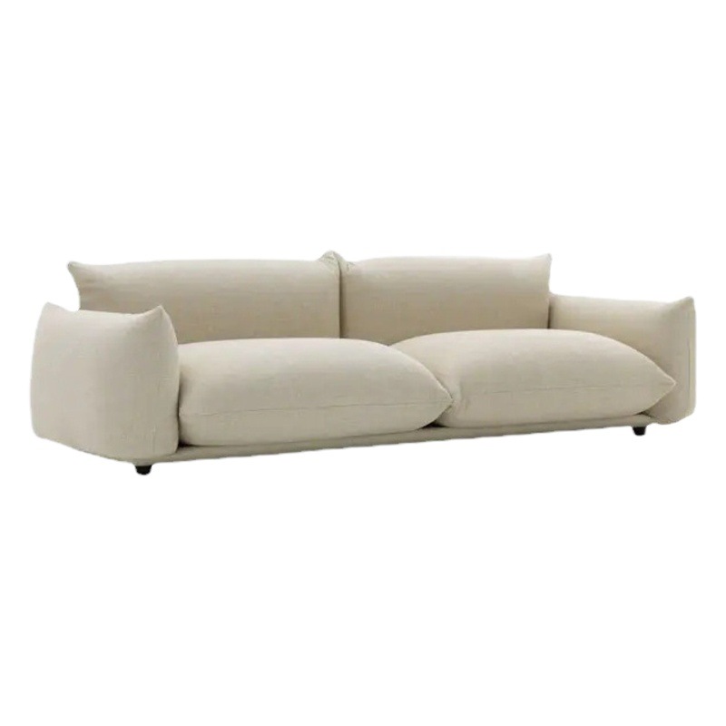 Italiano arflex diseñador pan sofá estilo silencioso ins Internet celebridad lambswool nórdico pequeño apartamento asiento doble