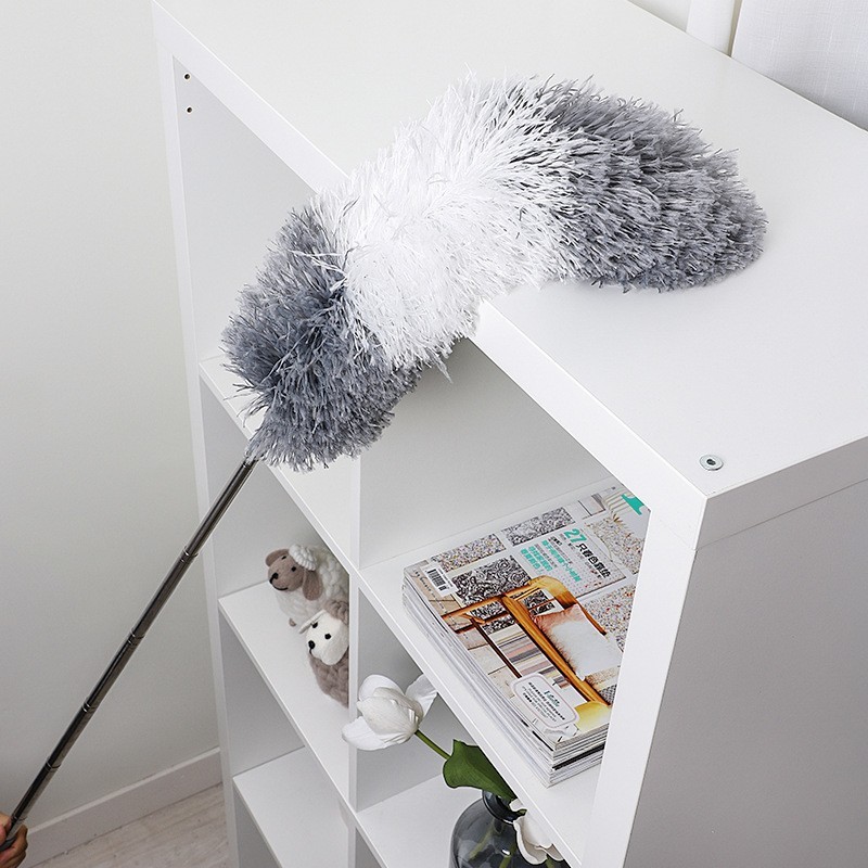 伸縮可能な鶏の毛のはたきの静電気はほこりを取り除きます。|undefined