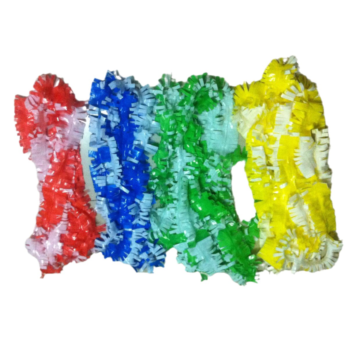 Fábrica personalizada guirnalda de plástico guirnalda hawaiana Festival suministros 91*3,5 cm corona de plástico para la celebración del Festival