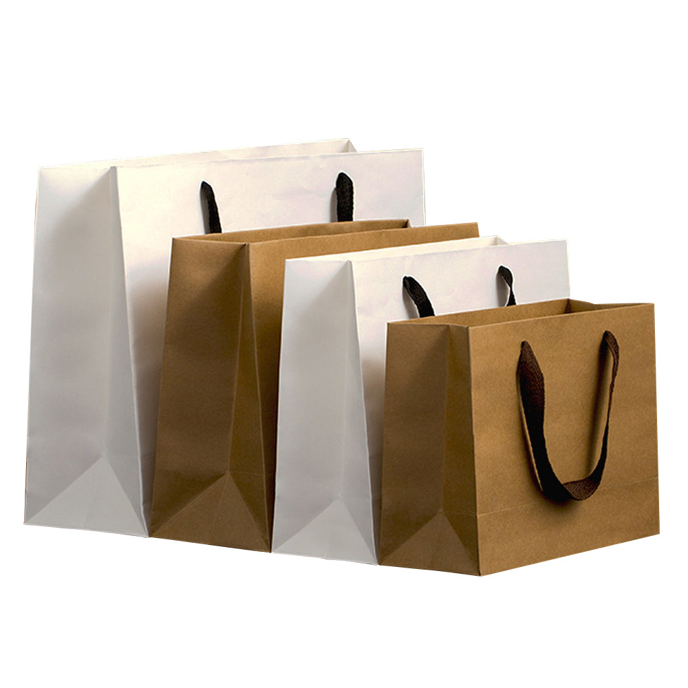 Bolsa de papel de regalo espesa, ropa de compra, cosméticos, bolsas de mano de alta calidad, bolsas de papel especiales LOGO personalizado