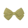 Cloth with bow, children's hairgrip, cute hair accessory, suitable for import, European style, wholesale