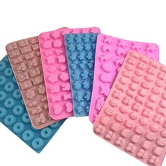 Cute sugar chocolate mini dinosaur fruit animal silicone mold gummy pudding jelly candy mold cake