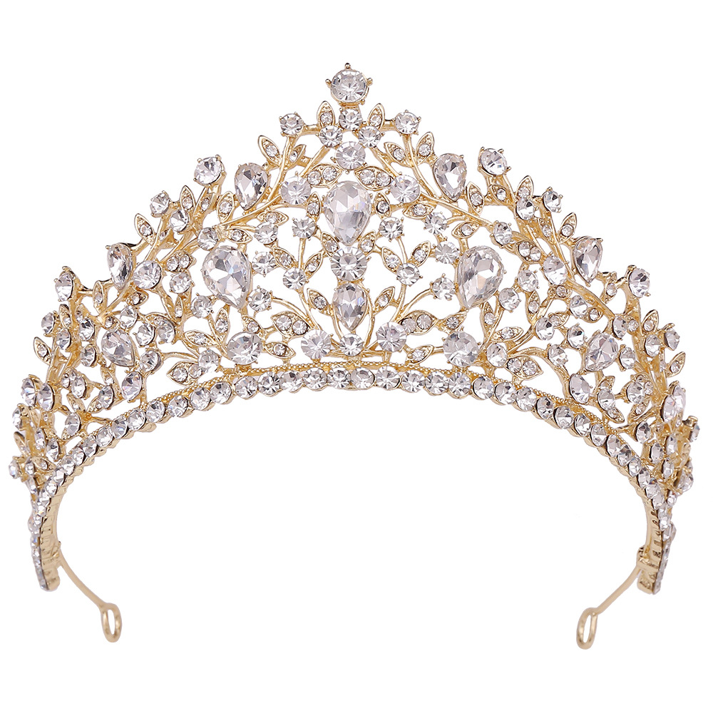 Fashion Crown Alloy Inlay Rhinestones Crown 1 Piece display picture 3