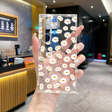 小雏菊轻薄手机壳适用三星S25Ultra透明壳S23北美站榜单s22pl软壳