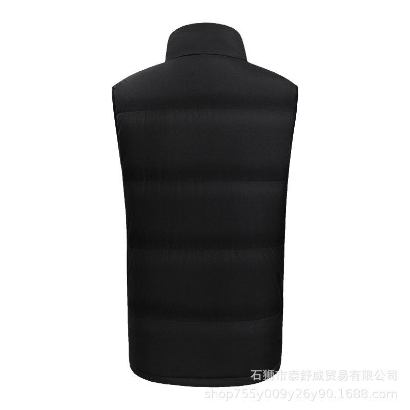 Chaleco de calefacción inteligente de invierno de nuevo fabricante Carga USB Chaleco de calefacción informal para hombres de la zona 15 inteligente