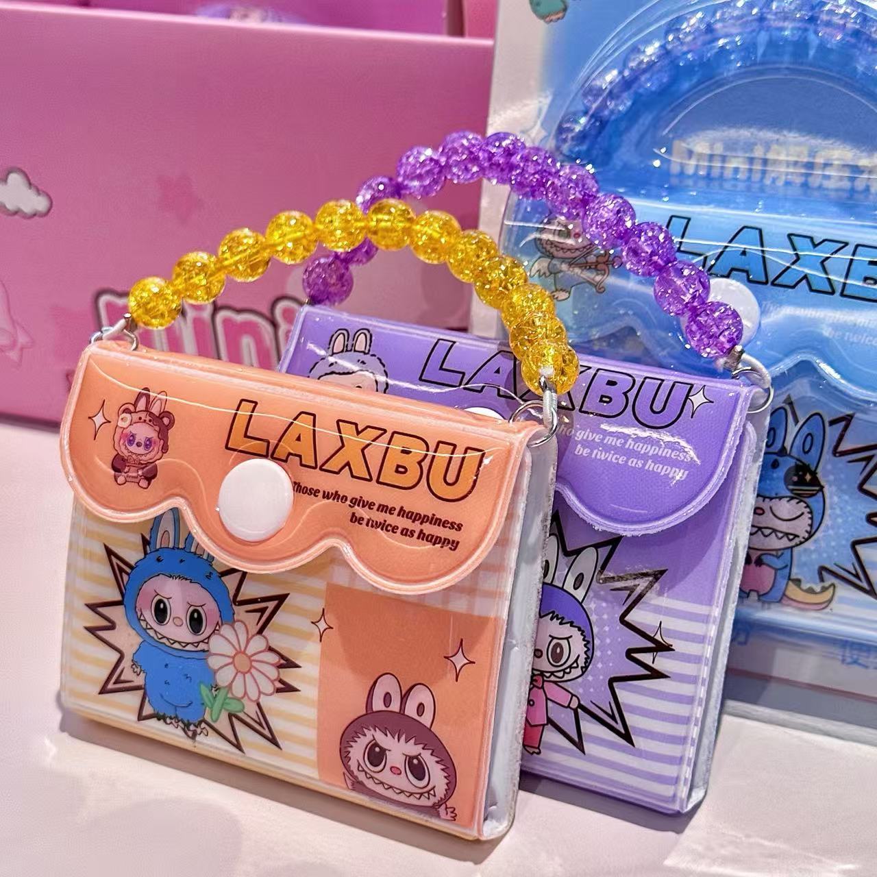 Cartoon bolso de tela libro lindo bolso portátil cuaderno de notas para estudiantes de primaria artículos de papelería creativos