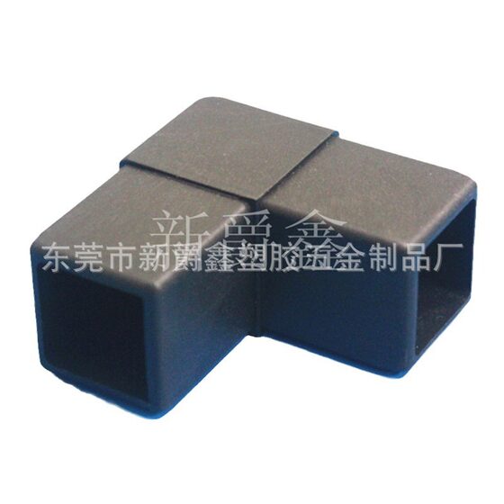 Factory wholesale mold development right angle plastic pipe plug steel pipe joint corner joint 30x30