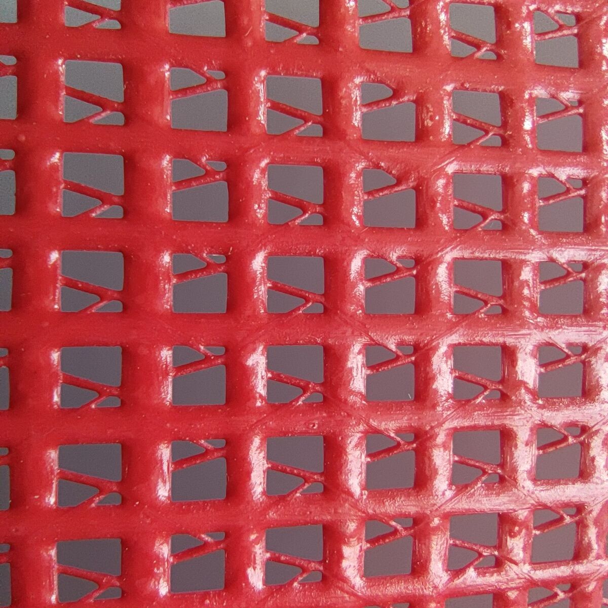 供應1000D 9針PVC網格布防滑塑膠布小方格塗塑彩色網眼布