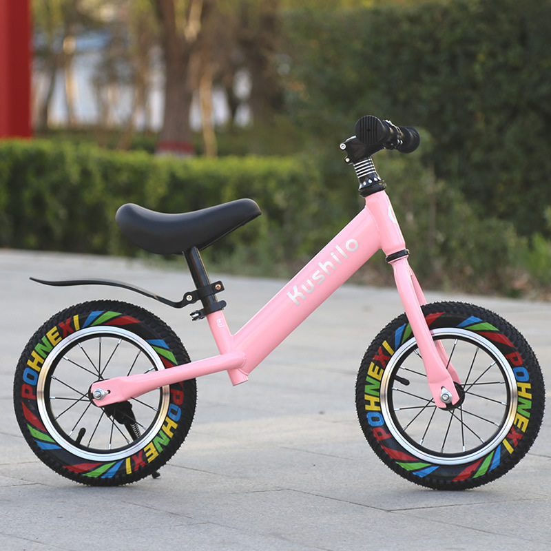 Bicicleta de equilibrio para niños con pedal, bicicleta de dos ruedas de 2 - 6 - 10 años, neumático para bicicleta sin pedal