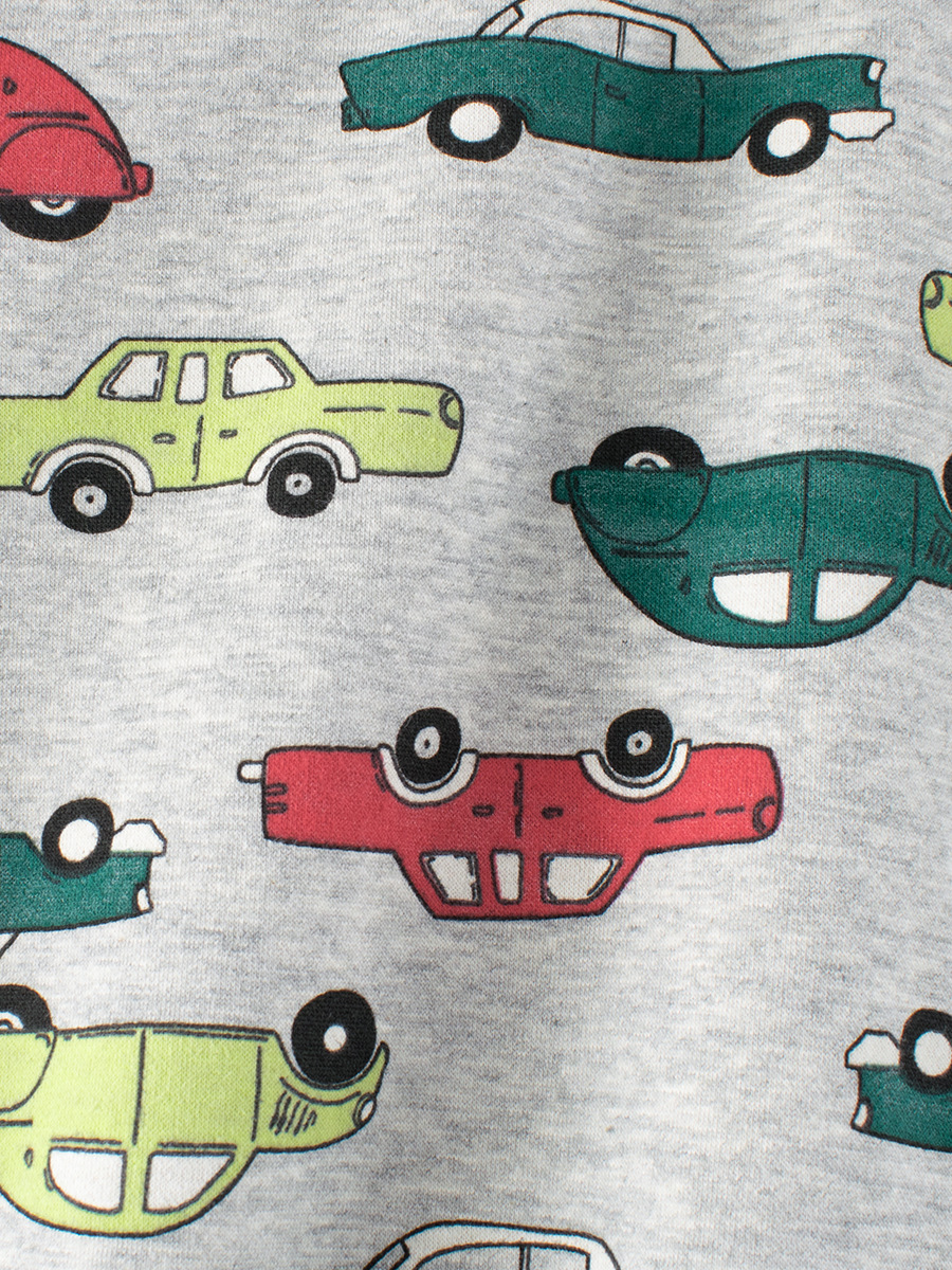 27 niños marca ropa para niños Otoño de los hombres de grano polar forrado de lana suéter de los niños de dibujos animados coche ropa de bebé entrega de una sola pieza image 4