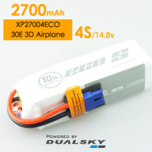 双天 XP27004ECO 14.8V 2700mAh 4S 25C/4C 固定翼无人机锂电池