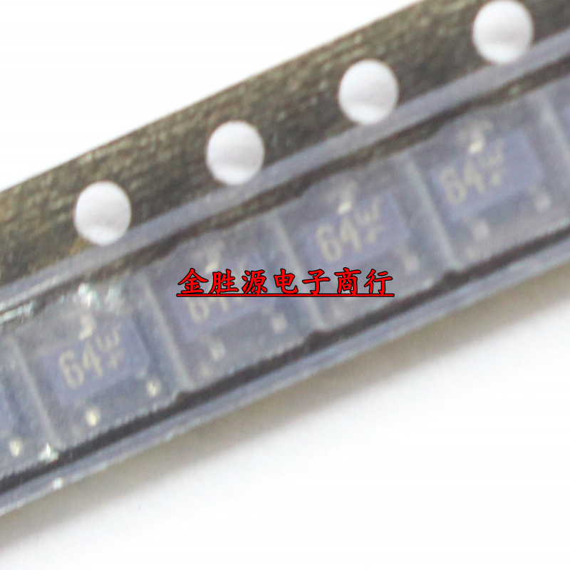 贴片三极管 DTC114YKA T146 丝印64 SOT23 带阻晶体管 原装100只