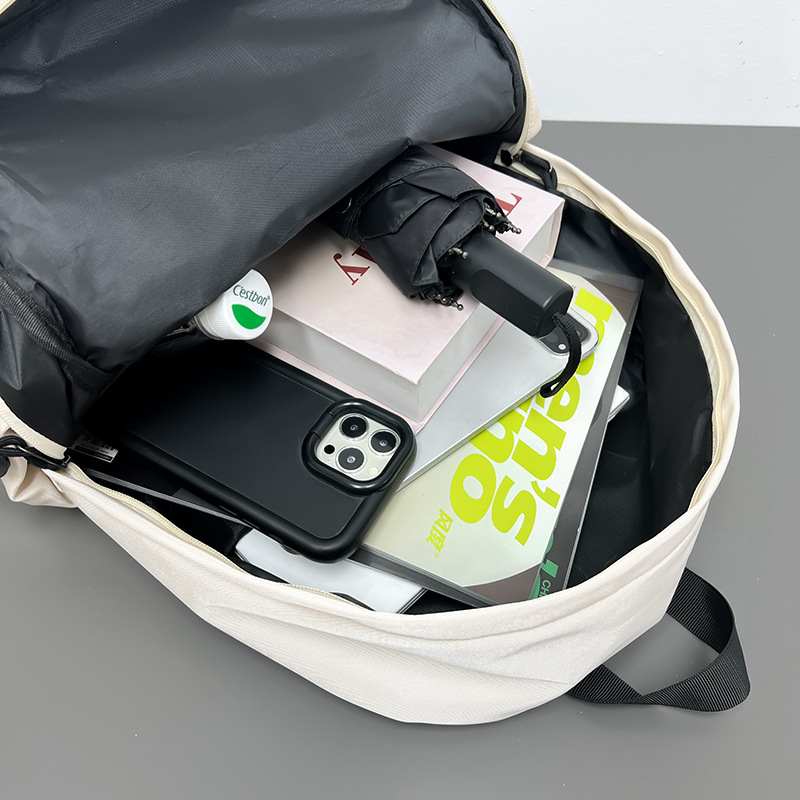 Mochila de la escuela secundaria de las niñas mochila para estudiantes universitarios de gran capacidad bolso casual de moda de los hombres de moda mochila de estilo coreano