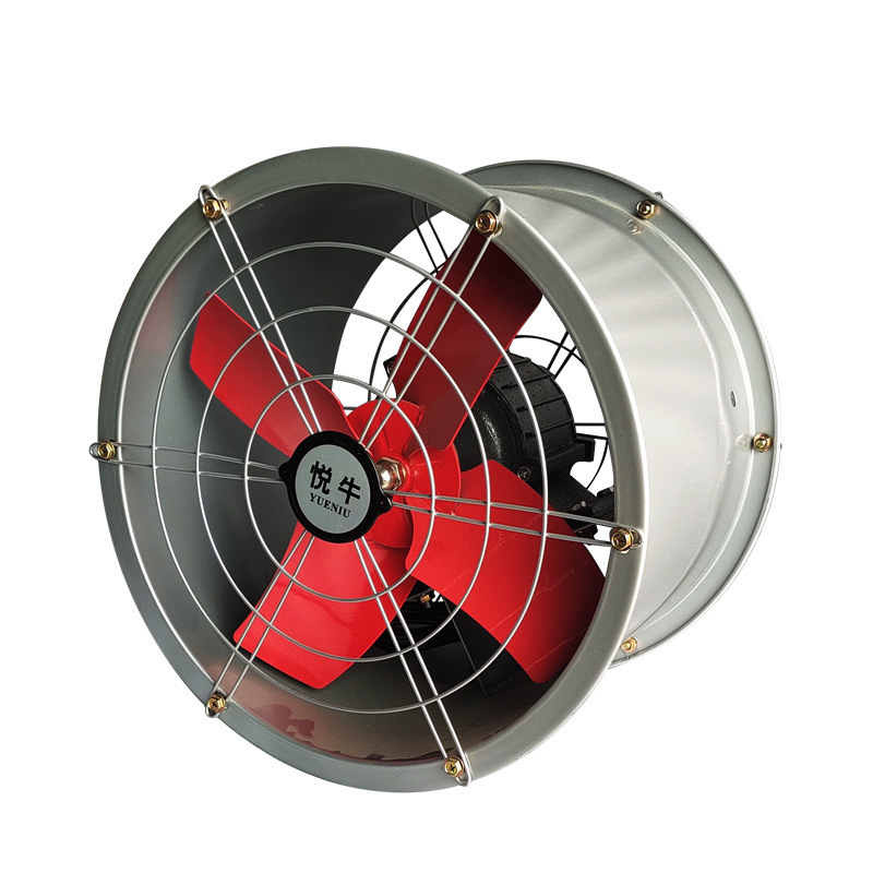 ventilador de escape industrial ventilador de escape de alta velocidad tubería fuerte ventana de cocina circular ventilador de escape de flujo axial de humo image 4