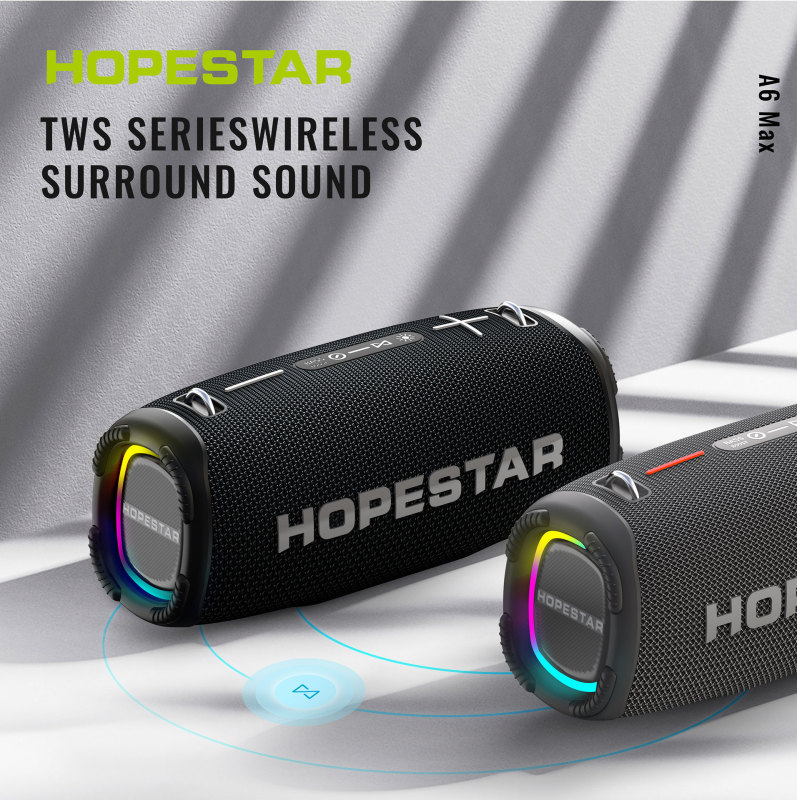 HOPESTAR-A6MAXハイパワーbluetoothスピーカーマイクk歌家庭ktv携帯防水2022|undefined
