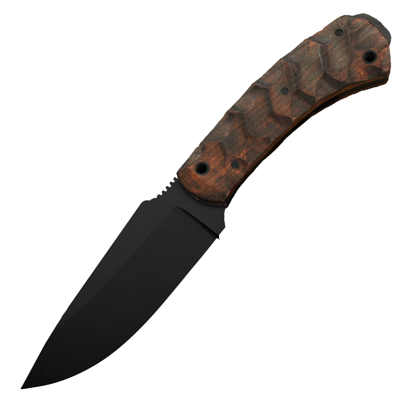 Winkler Woodcutter Outdoor Straight Knife Maple Handle Kydex Lined Sheath Pocket Knife Outdoor Knife Rescue Knife