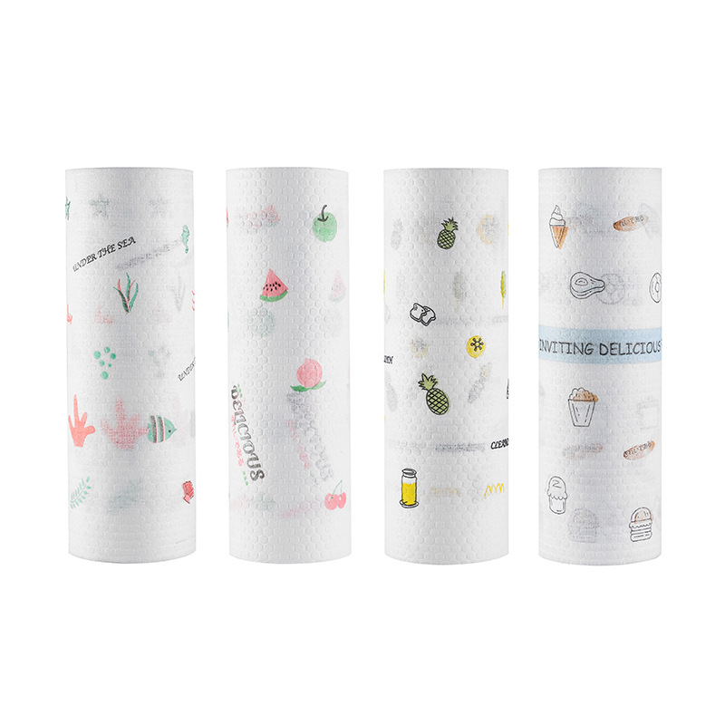 Toallitas perezosas desechables cocina grande para aumentar la absorción de agua limpieza no tejida papel de cocina paño de cocina para el hogar toalla de papel image 6