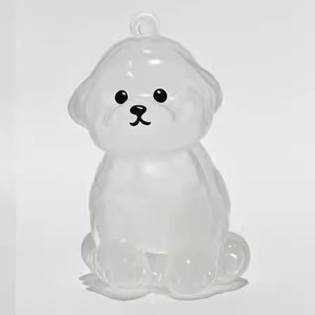 犬の毛収納かわいいペンダントキーホルダーバッグペンダントカプセルコレクション記念クリエイティブ漫画ペットの毛クロスボーダー|undefined