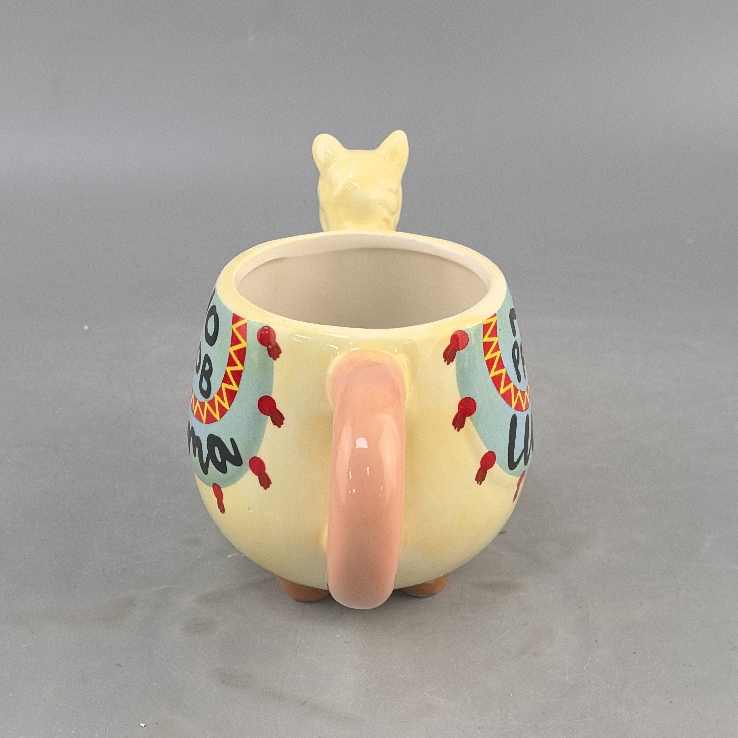Taza de animales 3D de personalidad creativa Taza de alpaca Taza de agua de alto valor pintada con recuerdos Taza de regalo de cumpleaños