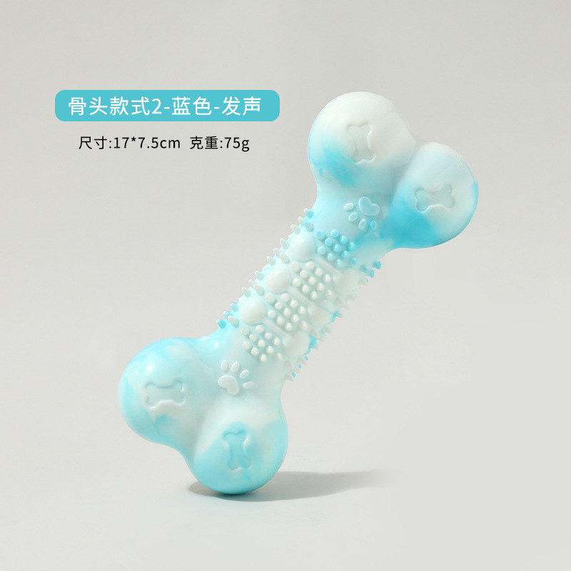 Huellas con hueso de sonido espinoso-azul